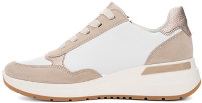 Ara - 1257702 GARDA - Lage sneakersDames sneakers - Kleur: Wit/beige - Maat: 37.5