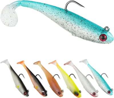Zachte Vissenlures Set voor Zeebaars, Snoek, Forel en Meer - Kunstmatige Swimbaits voor Zoet- en Zoutwater Visserij