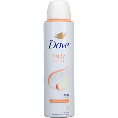 1 x Dove – Deodorant Spray – Fruity Fresh – 150 ml - Deodorant Spray - Fris - Fruitige Geur - Okselhuid Verzorging - Transpiratiegeur