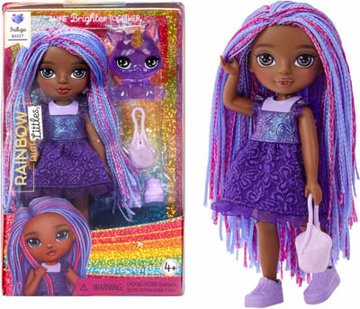 Rainbow High Littles-poppen - Indigo (donkerpaars)