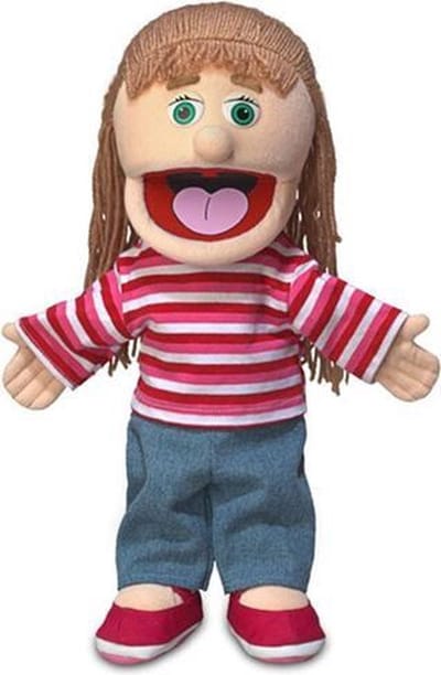 Sillypuppets - Handpop Emily Sillypuppets 36 cm - Poppentheater - Poppenkastpoppen - Handpoppen