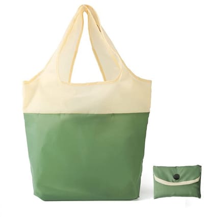 Dailygoods- Boodschappentas Opvouwbaar - Gerecycleerd - Herbruikbaar - Milieuvriendelijk - Polyestervezel - Afmetingen 63,5 x 46 x 15 cm - Shopper