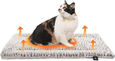 Zelfverwarmende Deken voor Huisdieren - 70 x 46 cm - Warmtemat voor Katten en Honden - Wasbare Winterdeken