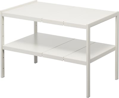 Yamazaki Keukenkast Organizer Uitschuifbaar - 2 niveaus - Tower - Wit