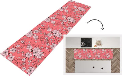 Keukenloper - Loper keuken - Patronen - Bloemen - Japan - 200x50 cm - Keukenloper vinyl