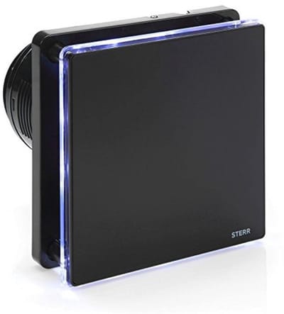 Moderne Badkamerventilator 100 mm met LED en Stil Design