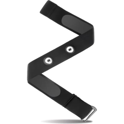 Remplacement de sangle pour moniteur de fréquence cardiaque pour Polar Coospo Wahoo Tick Garmin Magene Ceinture pectorale élastique avec capteur noir