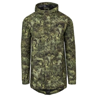 AGU Motion Rain Parka – Duurzaam & Waterdicht (5.000mm) – PFAS-vrije DWR-coating – Unisex – Forest Green – XS