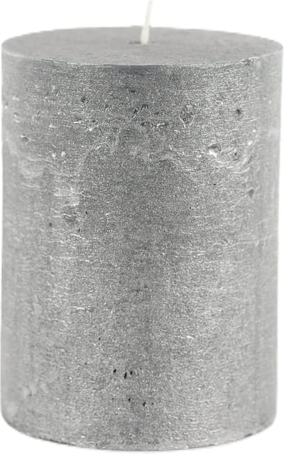 Rasteli Luz Your Senses Stomp Kaars Zwart-Black Silver D 10 cm H 13 cm