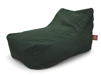 Whoober Bali – Lounge Zitzak – Donkergroen dik ribfluweel – Comfortabel & Duurzaam