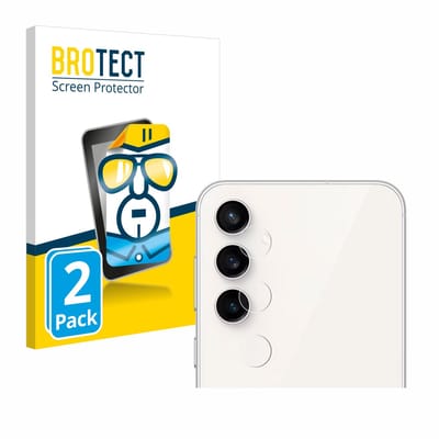 BROTECT - Screenprotector voor Samsung Galaxy S23 FE (ALLEEN Camera Lens) - Folie Beschermfolie transparant 2 Stuks
