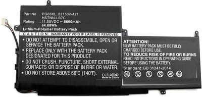 CoreParts MBXHP-BA0065 laptop reserve-onderdeel Batterij/Accu