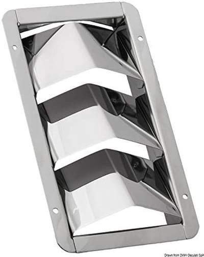 Rooster voor Motorruimte Ventilatie 205 x 114 mm