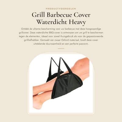 Dailygoods- Barbecuehoes Waterdicht - BBQ Hoes - UV-bestendig - Zware Oxford Stof - 147x61x117 cm - Inclusief Opbergtas - Grillhoes