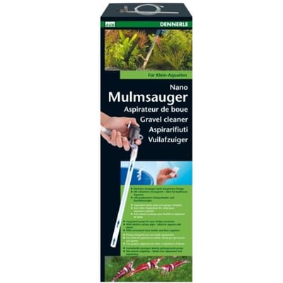 Dennerle Nano Bodemreiniger - Met pomp - Voor aquaria van 10-40 liter