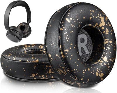 Dailygoods - SOULWIT Proteine Leren Vervangende Oorkussens voor Anker Soundcore H30i Draadloze On-Ear Hoofdtelefoons, Earpads Cushions met Geluidsisolerend Schuim