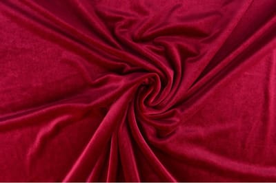 Stretch fluweel - Koraalroze - 1 meter - Per meter - Velvet stof