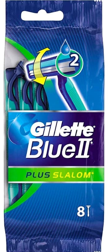 Gillette Blue II Plus Slalom Disposables 8 st