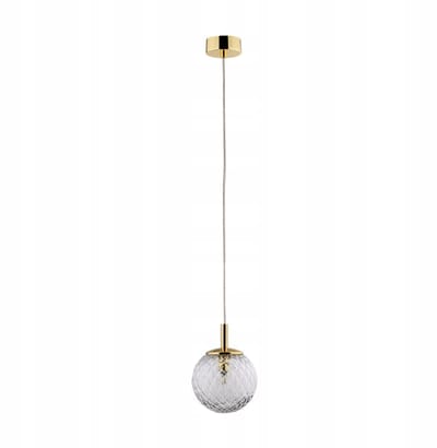 Hanglamp Cadix G9 14cm Goud Glas Structuur