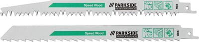PARKSIDE PERFORMANCE - Reciprozaagbladenset Deze zagen passen op alle gangbare sabelzagen met 12,7 mm universele houder
