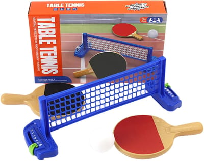 Mini Tafeltennisspel - Balsport Spel - Familie Activiteit - Reisvriendelijk Ontwerp - 24 x 15 x 5 cm - Niet gespecificeerd