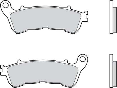 Brembo 07ho57sa Gesinterde Remblokken Transparant