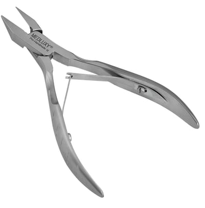 Medluxy - Nageltang - Hoektang 13 cm - Spitse Rechte Snijvlak - Ergonomische Handgreep - RVS - Nagelknipper
