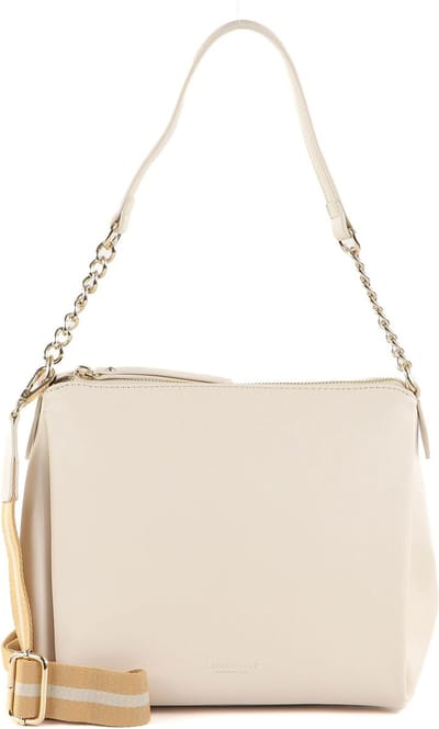 SEIDENFELT MANUFAKTUR Schoudertas Bjerka Hobo Cream / Gold Crème