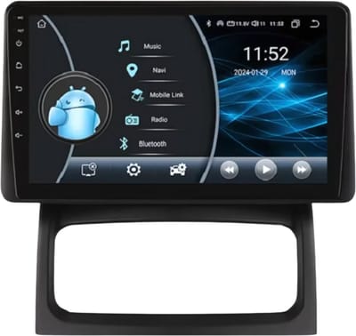 Autoradio met bluetooth - Carplay - Voor Renault Clio 2 (2000-2012) - Geschikt voor Apple en Android - Stereo - Navigatie - Navigatiesysteem auto - 2GB 32GB