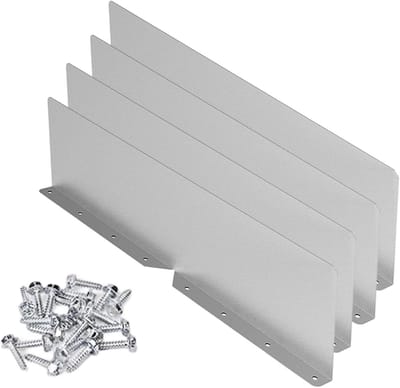 Dakgoot Guard - Regenwater Afvoer - Huis Beschermen - Preventieve Roest Bescherming - 40 x 9 cm - Aluminium