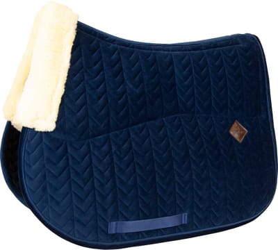 Kentucky Horsewear - Velvet Zadeldoek - Zadeldekje - Skin Friendly - Jumping - Marine