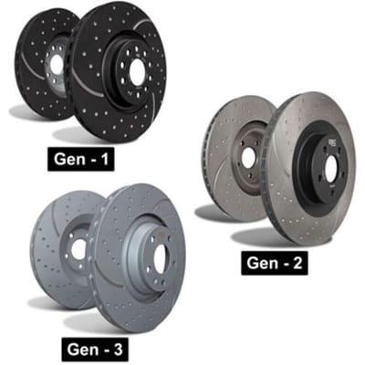 Remschijf EBC BRAKES GD1805, 2 stuk