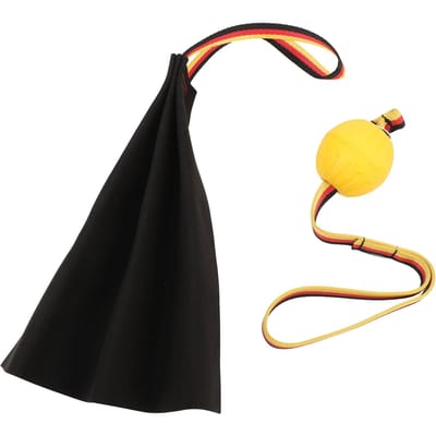 Leren Bijtdoek Multifunctioneel Scheurbestendig Interactief Hondentraining Bijtdoek black