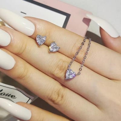 2 stuks Pakket Nieuwe Luxe Vlinder 925 Sterling Zilver Dubai Bruiloft Voor Vrouwen Dame Jubileum Cadeau Sieraden Bulk Verkoop J5965