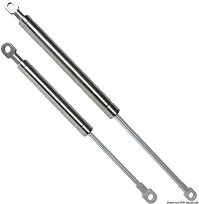 Krachtige Gasveer 600 mm 40 kg Roestvrij Staal
