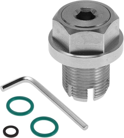 M12.1x1.25 Oliedrainplug van RVS voor Oliepan - Inclusief Moer, Rings en Inbussleutel voor Eenvoudige Reparatie