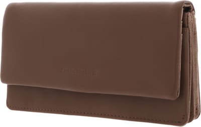FREDsBRUDER Leren Portemonnee Pretty Little Things Wallet Heartbeat Smooth Toffee Bruine