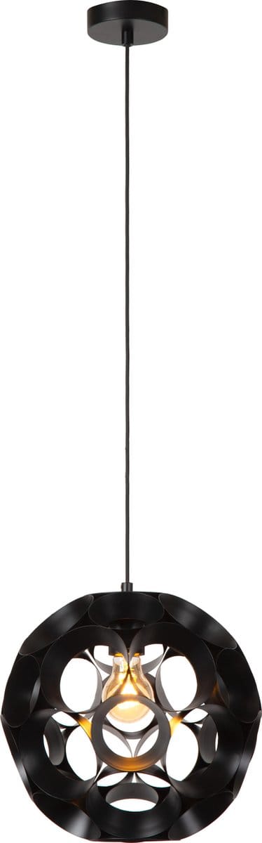 Lucide HANNELORE - Hanglamp - Ø 30 cm - 1xE27 - Zwart