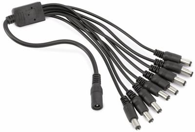 DC-verdeelkabel, 8-voudig, 5,5/2,1 mm, lengte 35 cm