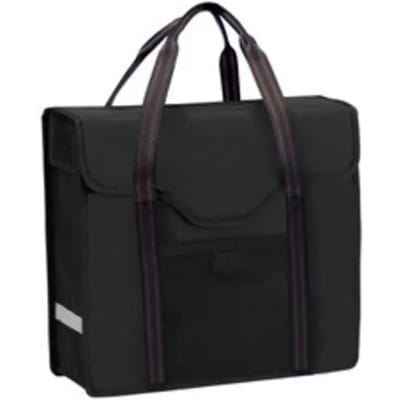 Willex Shopper - Enkele Fietstas - Black/dark brown