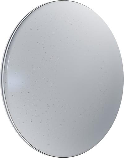 OSRAM Orbis Sparkle LED-Deckenleuchte mit Glanzlichteffekt, Wandleuchte mit Click-CCT in Weiß aus Aluminium, Anbauleuchte, IP20-Schutz für Innenräume