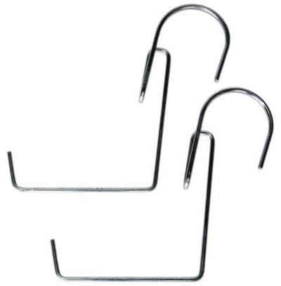 bellissa High-quality flower box holders, flower box hooks, balcony box attachment for flowers, 2 pieces (1 pair)