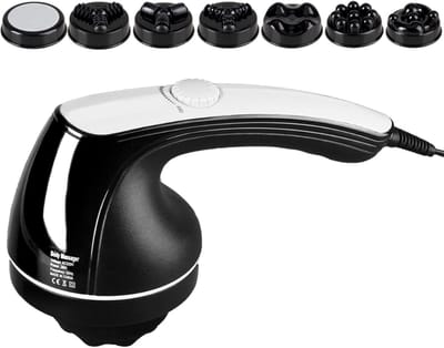 Aurixi® Handmassage Apparaat - Hand Massage – Handverwarmers – Tegen Gewrichtspijn - Massager – Massageapparaat – Acupresuur + Puntmassage – Traploze regeling Van Intensiteit - Wit - 20cm x 5cm x 5cm