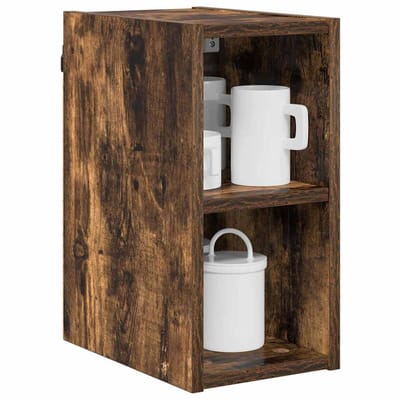 vidaXL - Hangkast - Rook - Eiken - 20 - x - 29,5 - x - 40 - cm - Bewerkt - hout