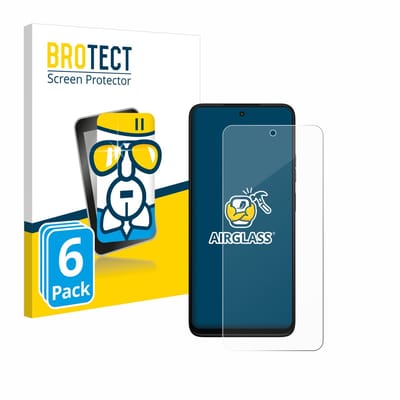 Screenprotector 6 Stuks voor Motorola Moto G35 Beschermglas transparant