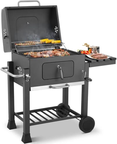 Betaalbare Goederen® BBQ - houtskool grill wagen - barbecue - barbecues - barbeque - barbecue houtskool - tuin - zomer - gezin