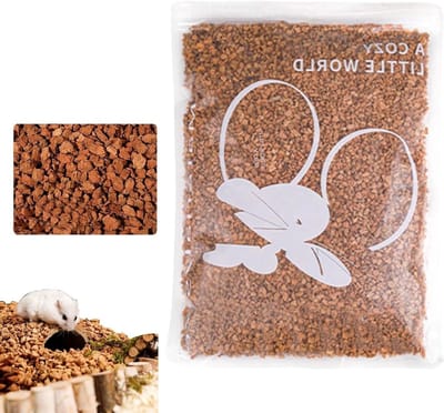 Small Animal Bedding, Geurcontrole Vochtabsorberend Natuurlijk Huisdierbed, en Milieuvriendelijk, Hamsterkooi, 24 x 30 x 3,15 cm, Ideaal voor Binnenhuizen