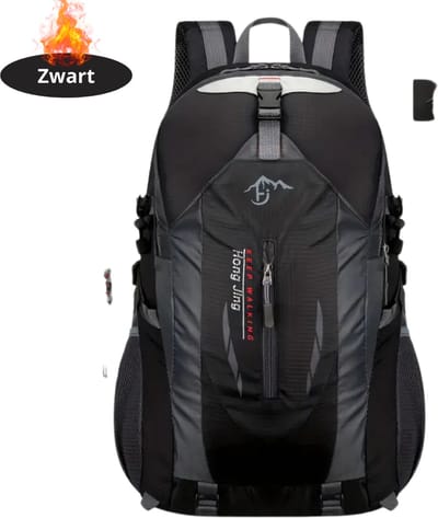 Livano Rugzak - Dames - Heren - Meisje - Jongens - Backpack - Outdoor - Zwart