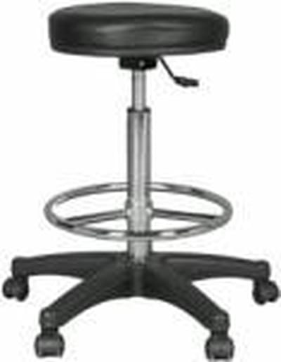 Walimex - stool - artificial leather - black