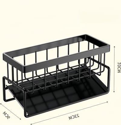 Praktische Rvs Sponshouder voor Aanrecht, Organiser voor Keuken en Gootsteen, Ideaal voor Keukenaccessoires en Opbergruimte